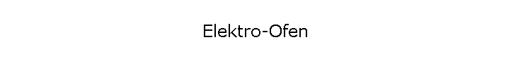 Elektro-Ofen